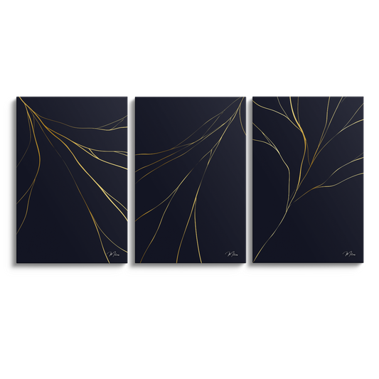 Abstract “Golden Elegance” Bundle