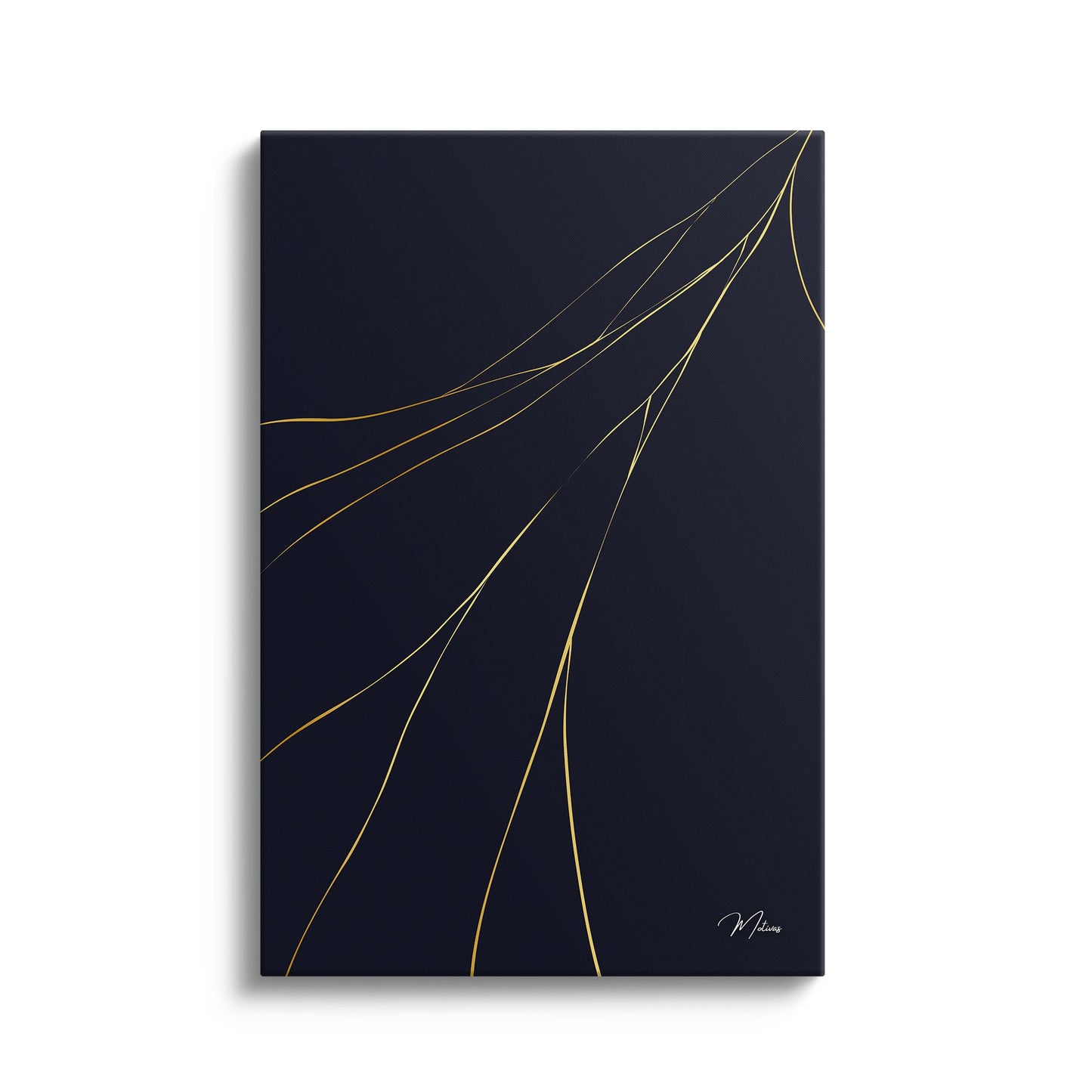 Abstract “Golden Elegance” I