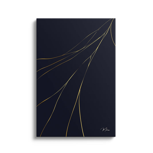 Abstract “Golden Elegance” I