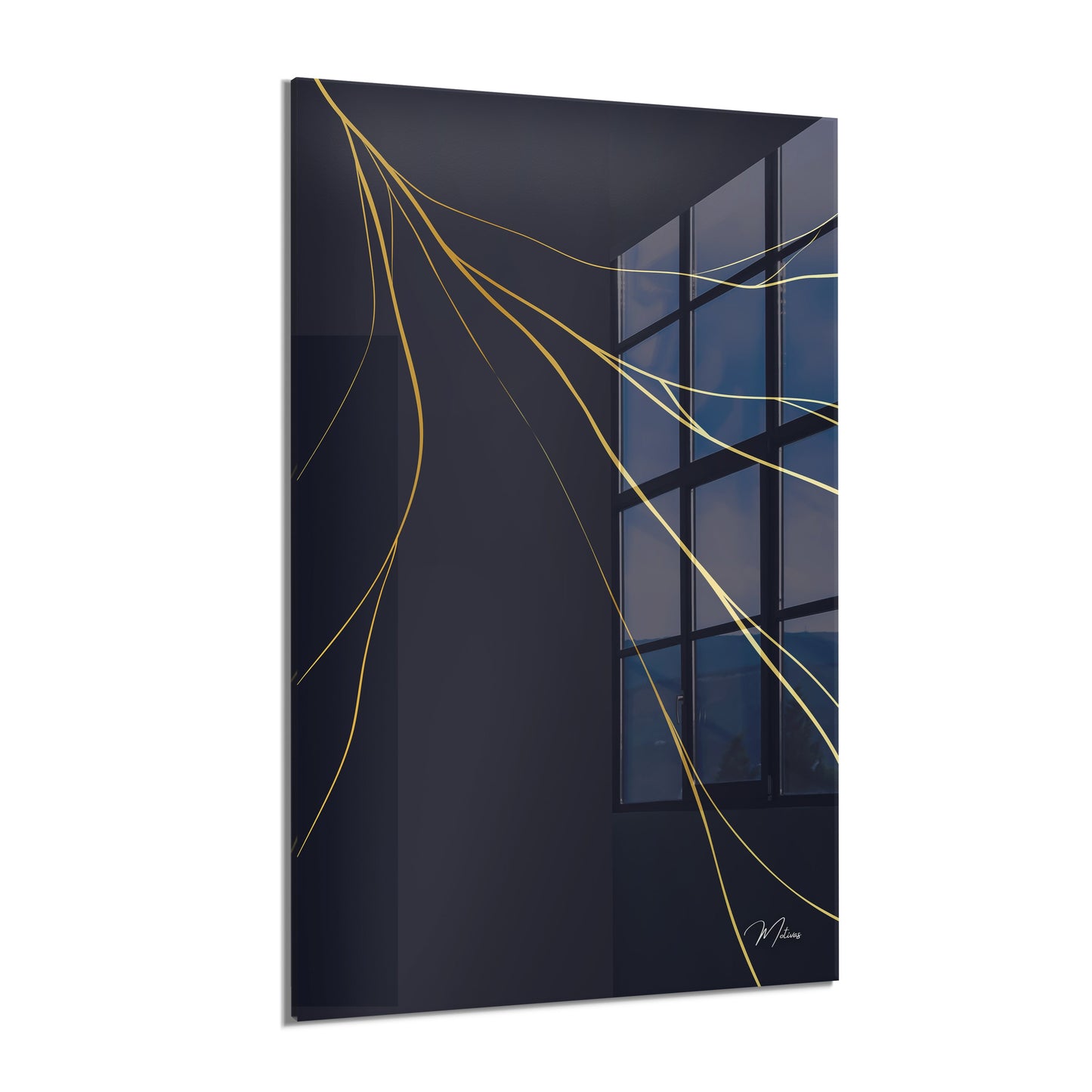 Abstract “Golden Elegance” II