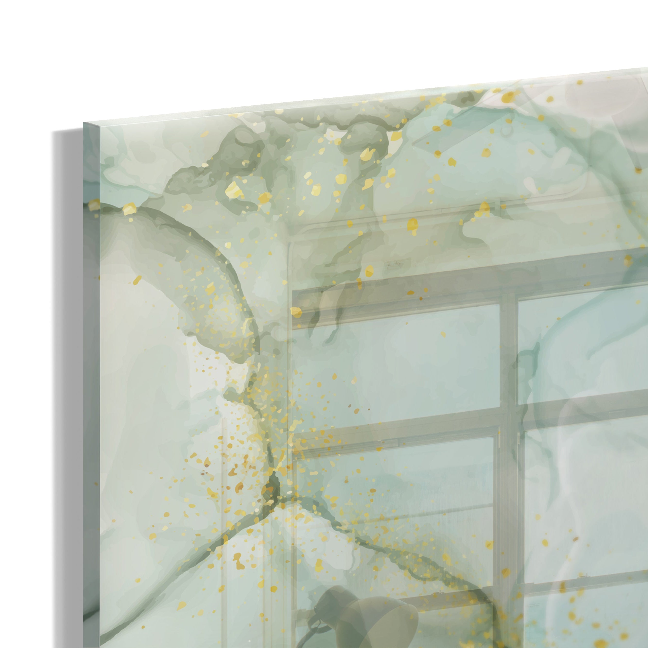 Abstract “Emerald Shine” I