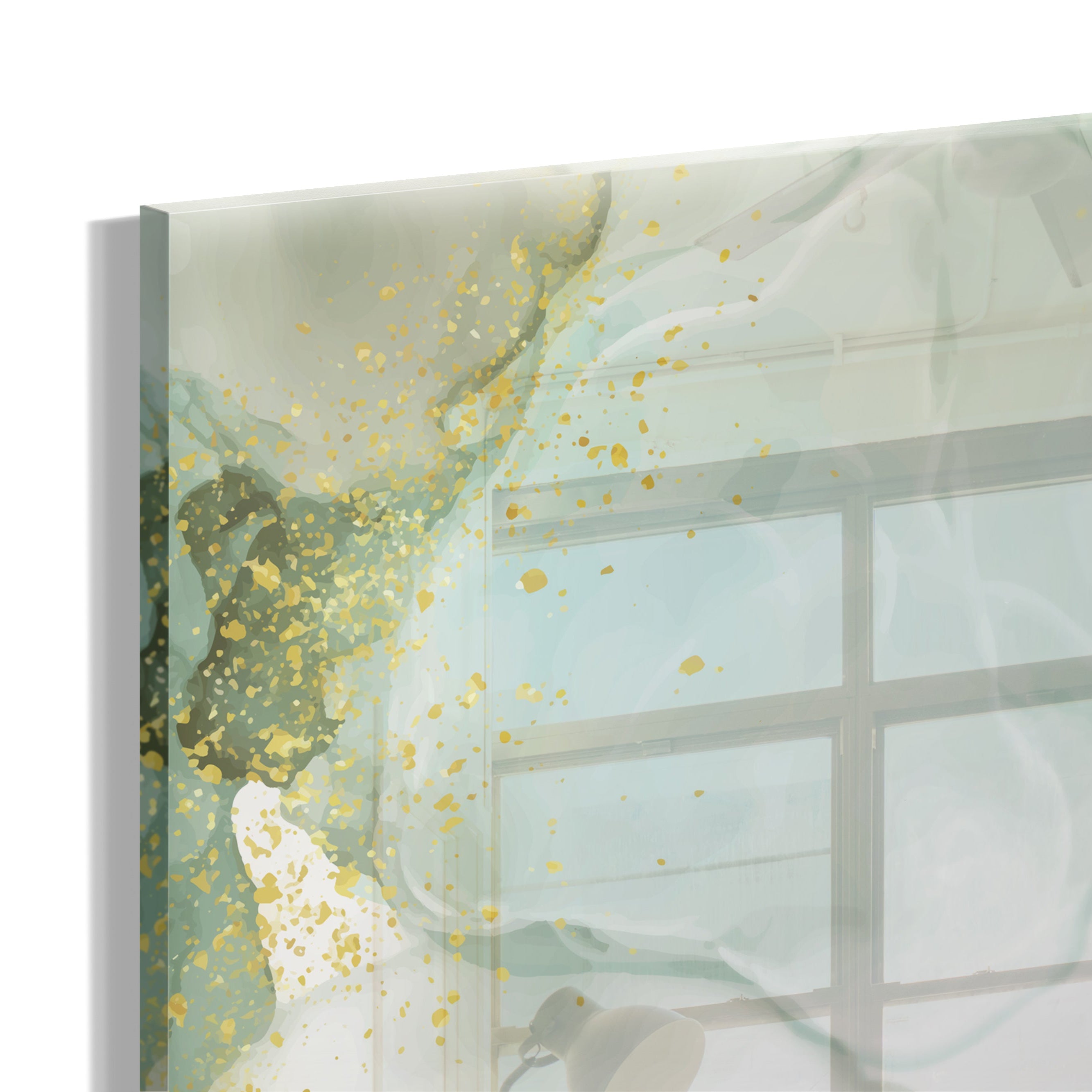 Abstract “Emerald Shine” III