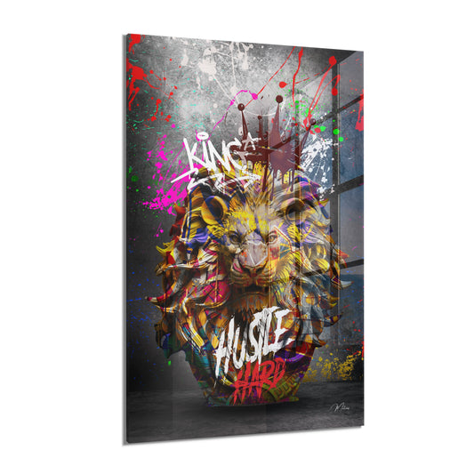 Hustle Hard Lion