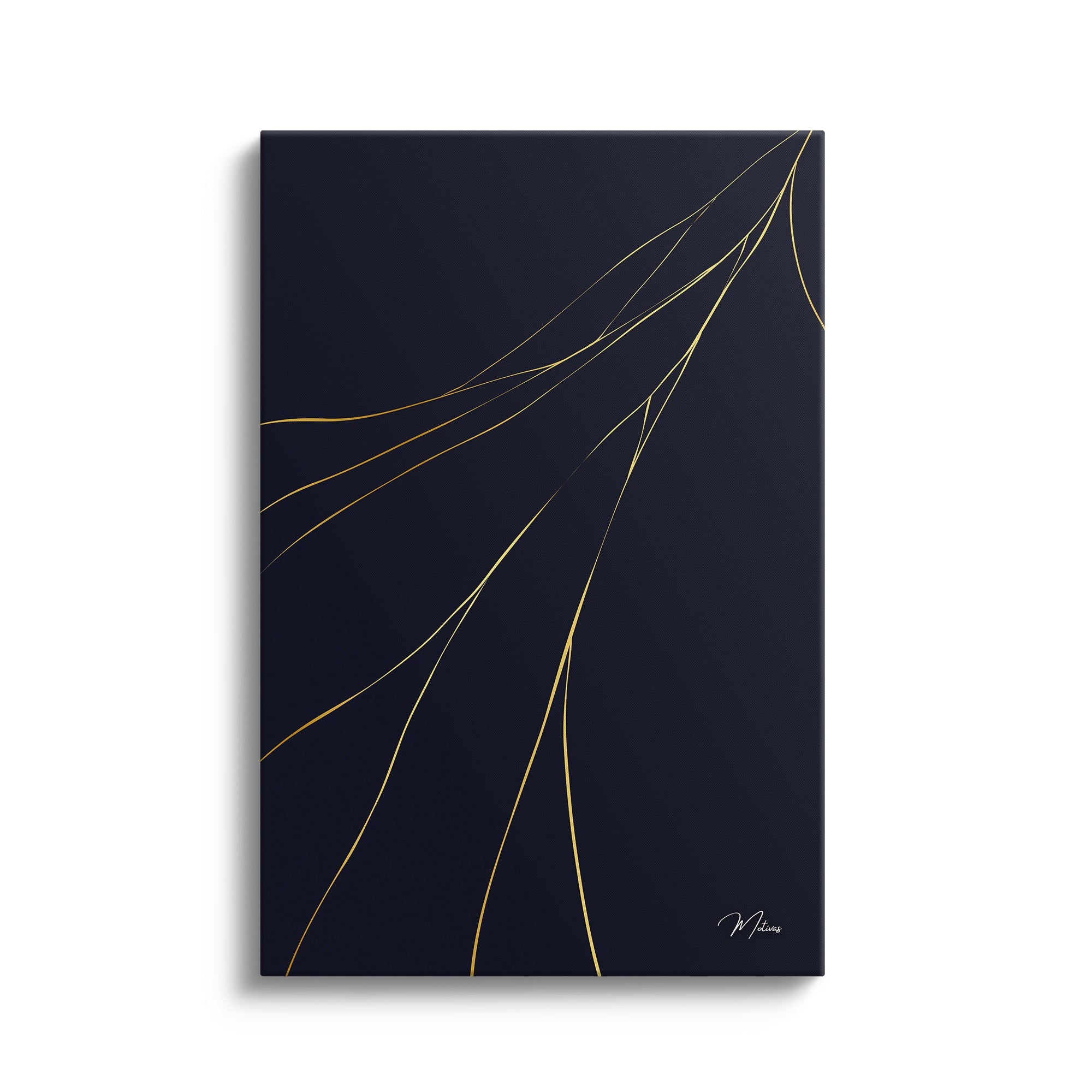 Abstract “Golden Elegance” I