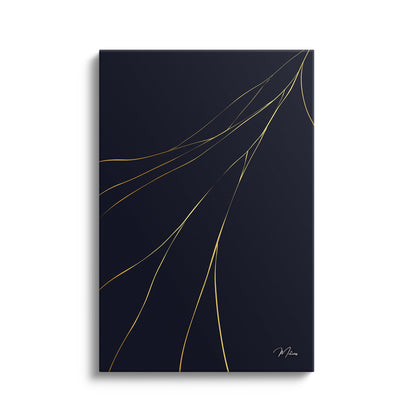 Abstract “Golden Elegance” I