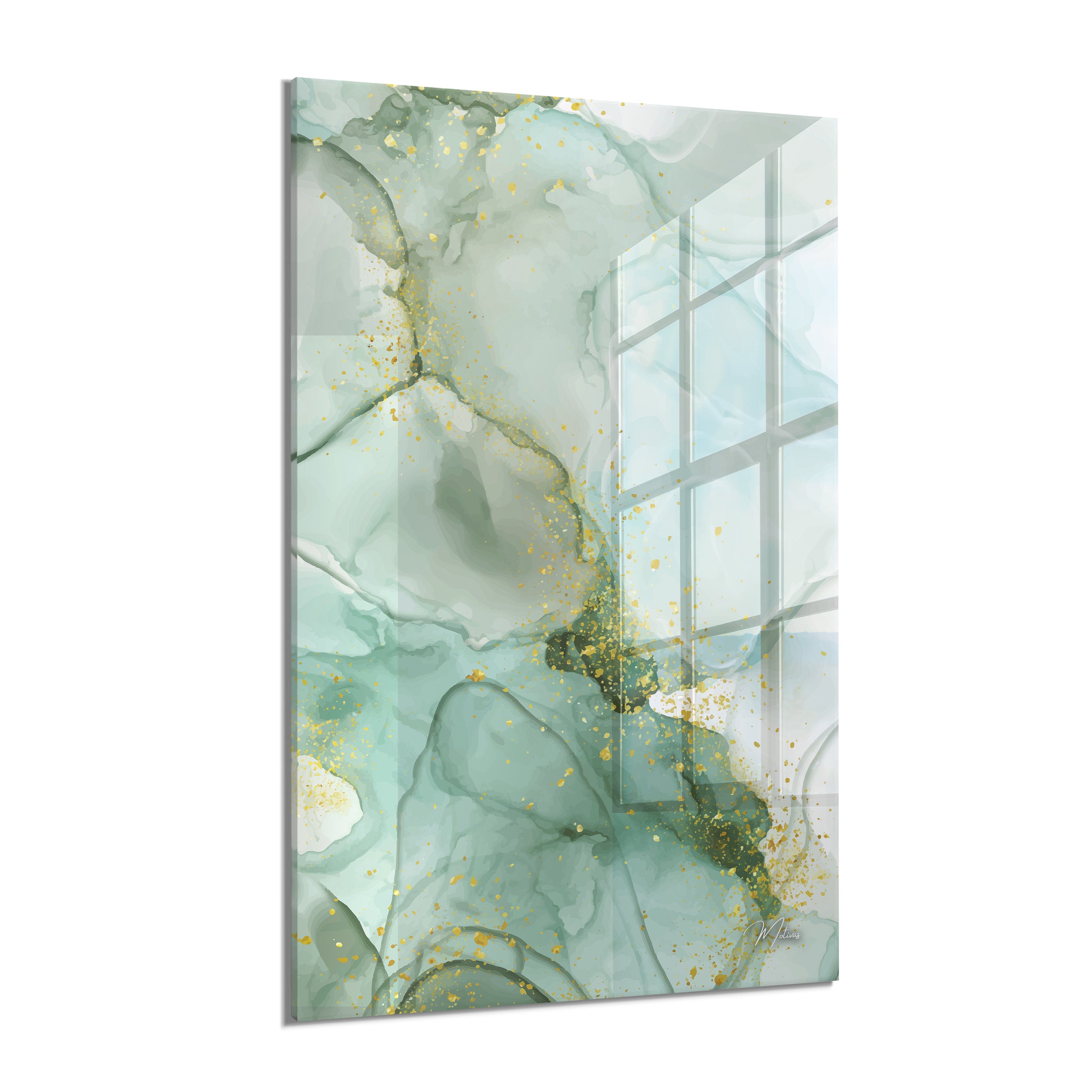 Abstract “Emerald Shine” I