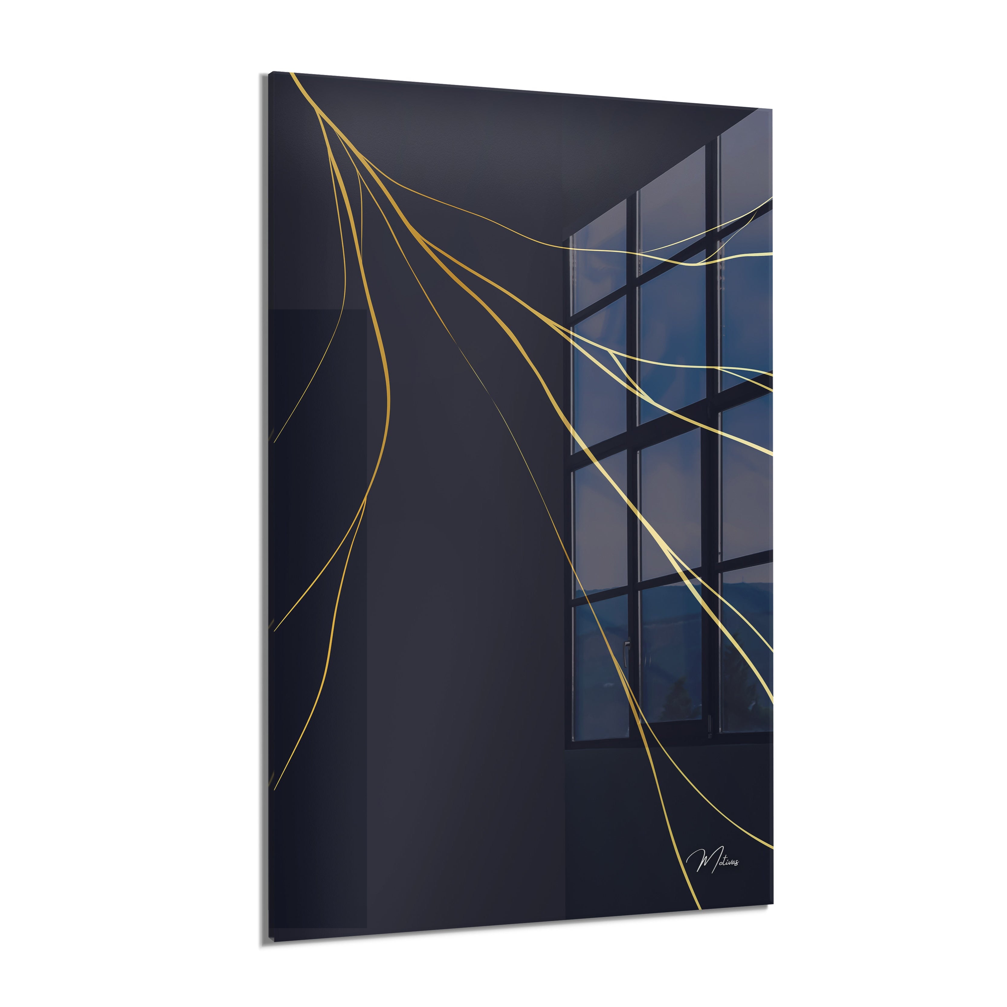 Abstract “Golden Elegance” II