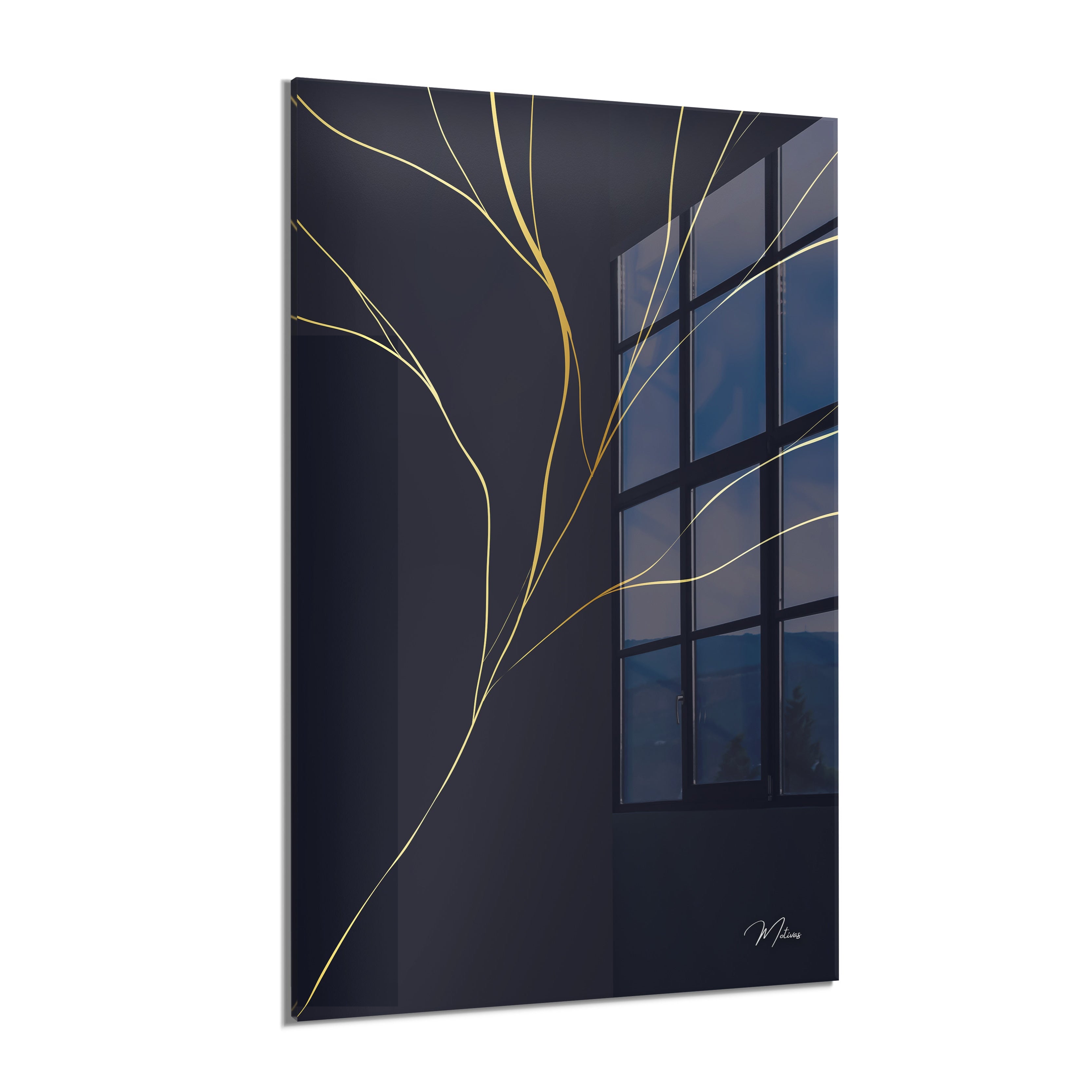 Abstract “Golden Elegance” III