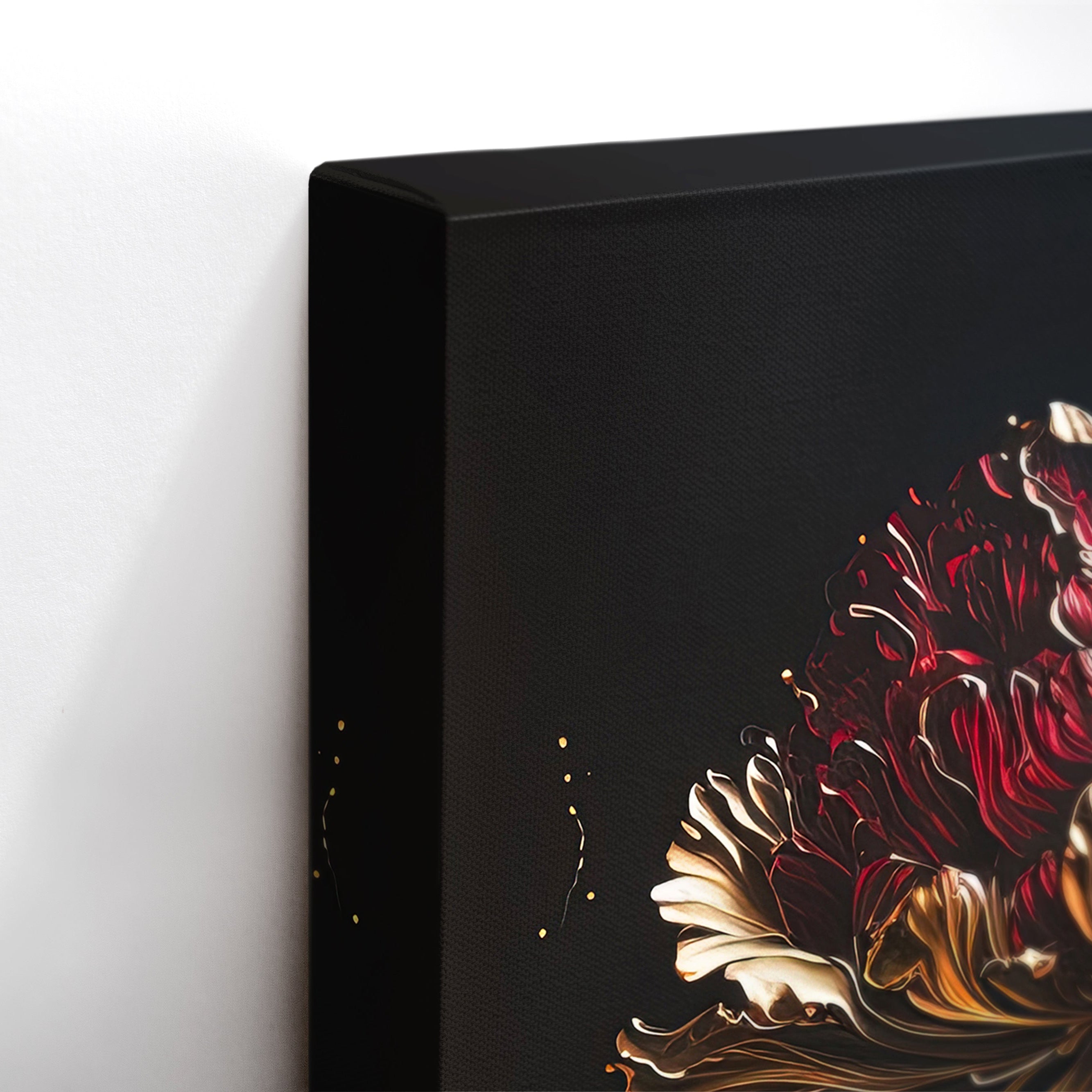 Abstract “Golden Shine Flora”